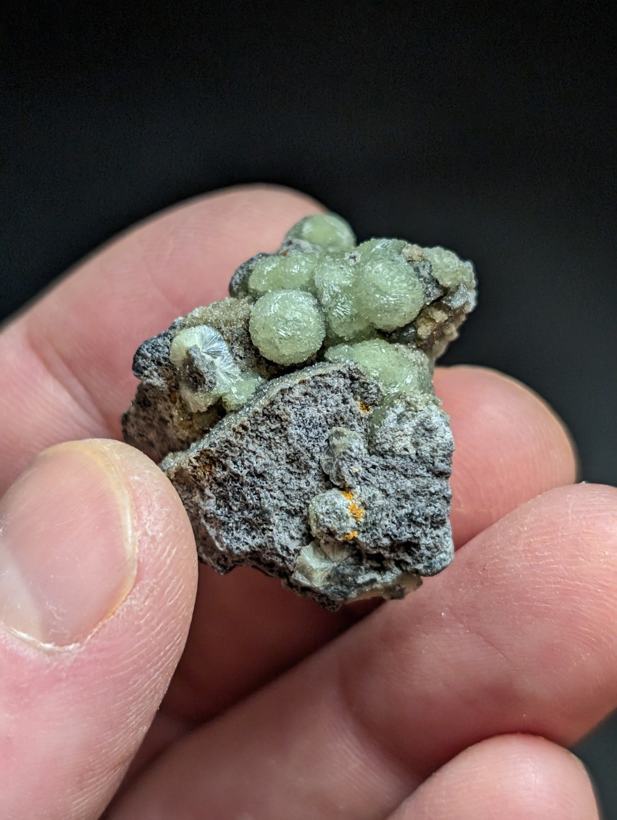 Wavellite w/ SiO2 Pseudomorphs, Mauldin Mountain, Montgomery Co. Arkansas, A++