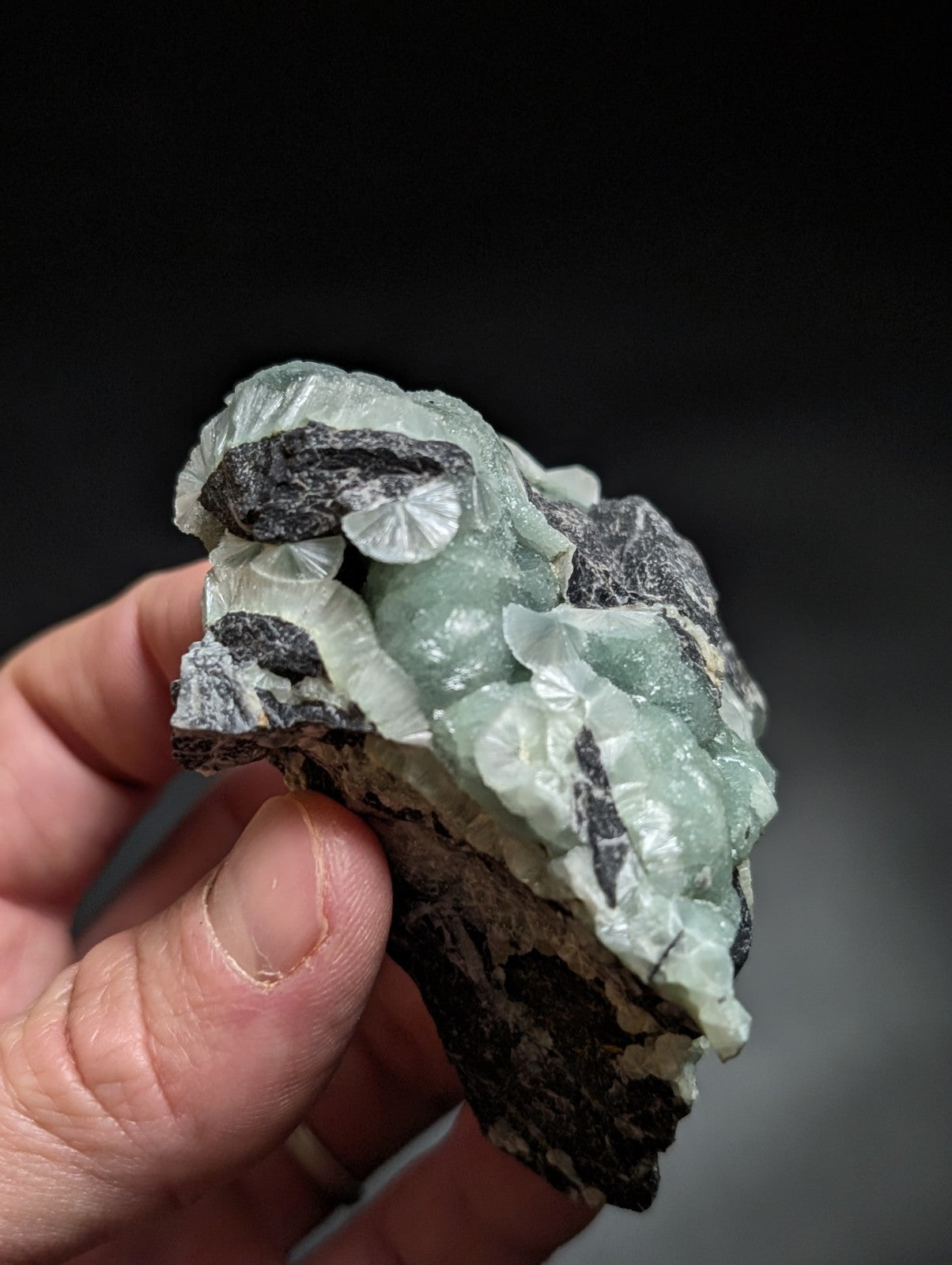 Wavellite -Old Stock - Mauldin Mountain, Arkansas, USA