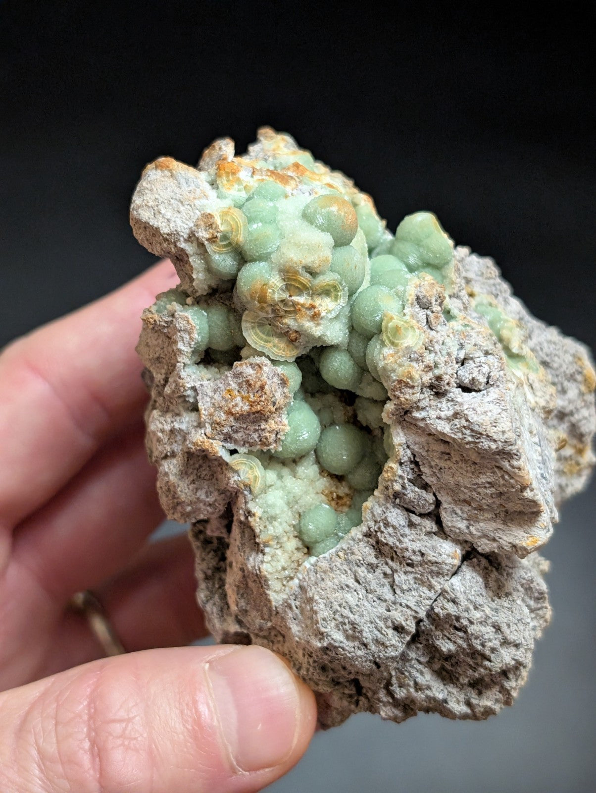 A+++ Wavellite, Vibrant Green -Old Stock - Mauldin Mountain, Arkansas, USA