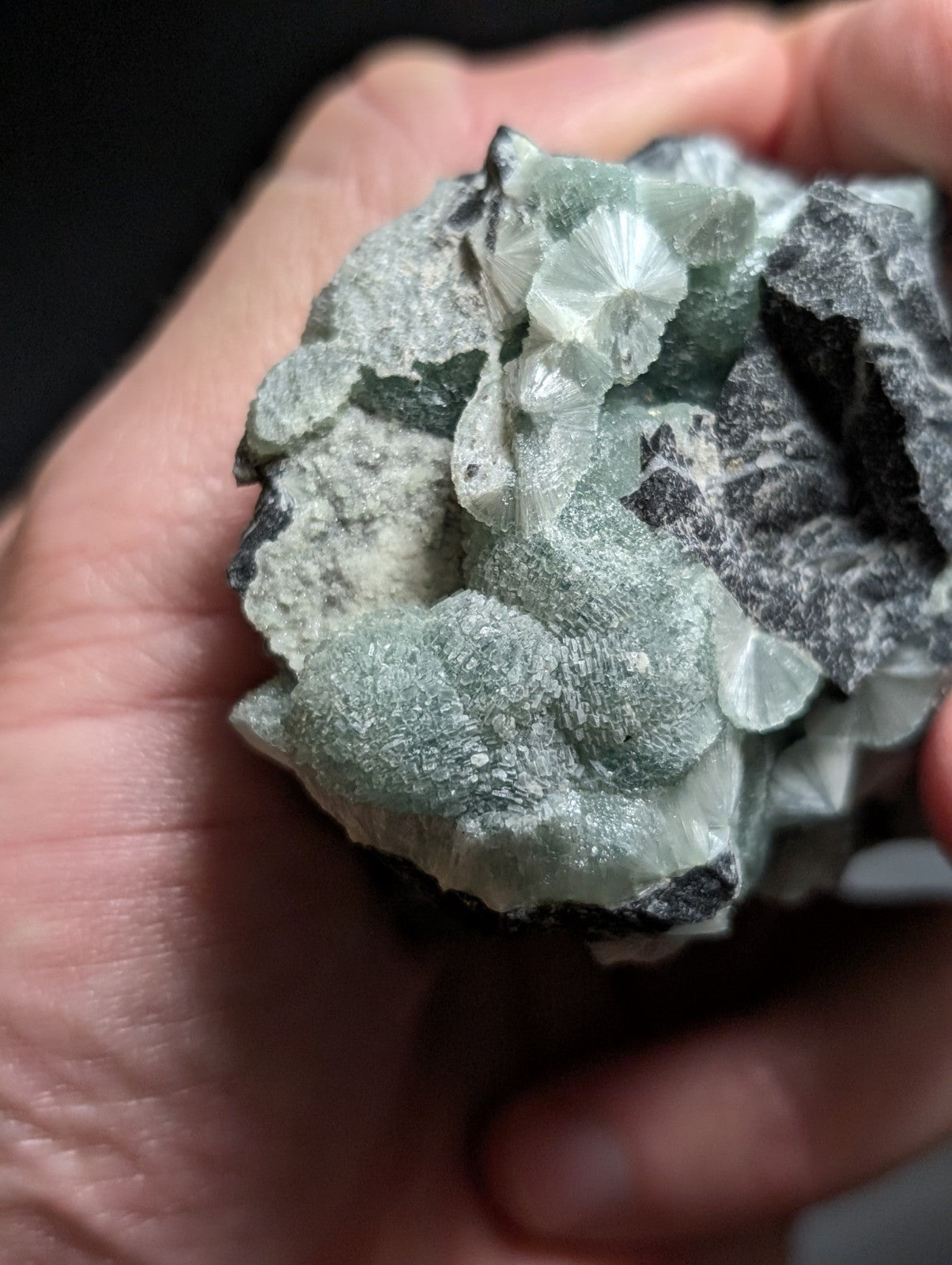 Wavellite -Old Stock - Mauldin Mountain, Arkansas, USA