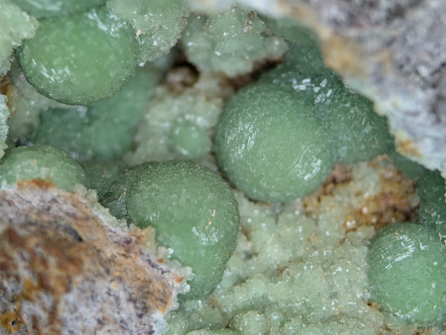 A+++ Wavellite, Vibrant Green -Old Stock - Mauldin Mountain, Arkansas, USA