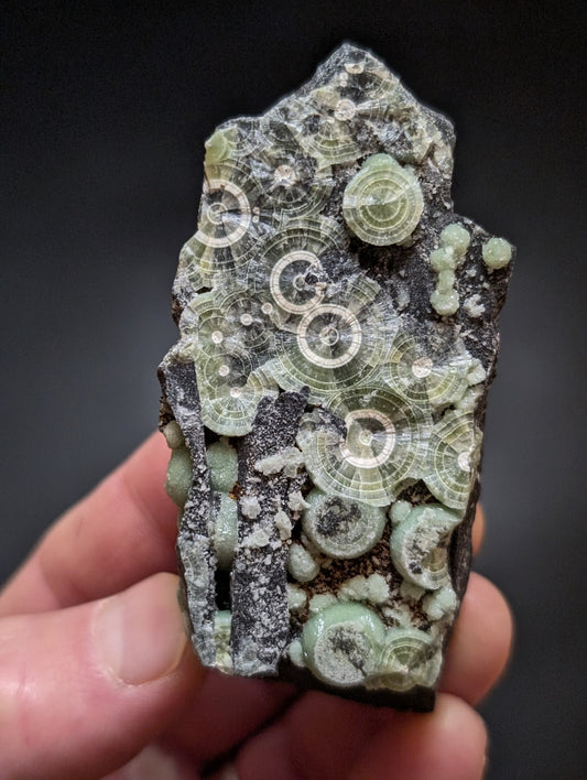 Wavellite w/ Large "Eyes", Mauldin Mountain, Montgomery County, Arkansas, USA