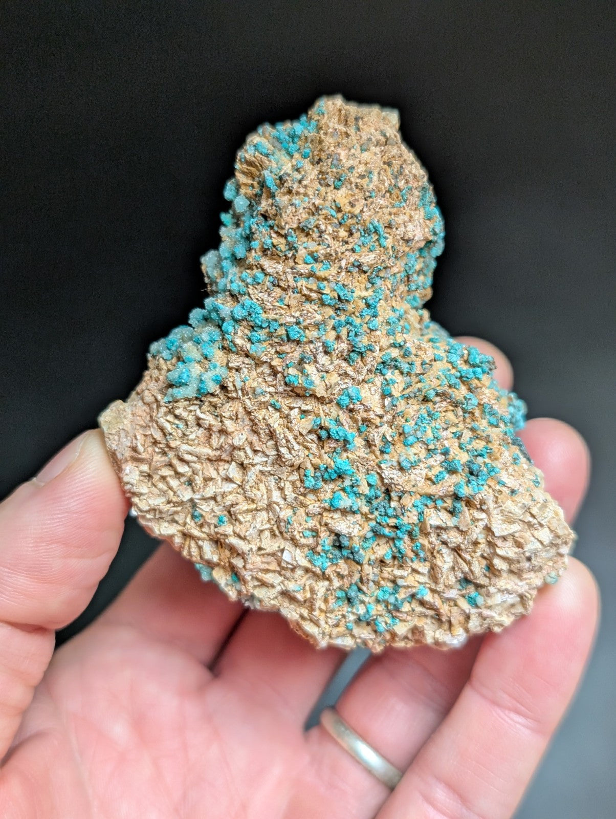 Very Rare, Aurichalcite and Selenite, Red Cloud Mine, Rush, Marion Co.  Arkansas