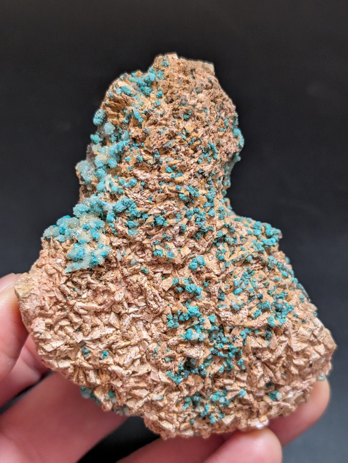 Very Rare, Aurichalcite and Selenite, Red Cloud Mine, Rush, Marion Co.  Arkansas