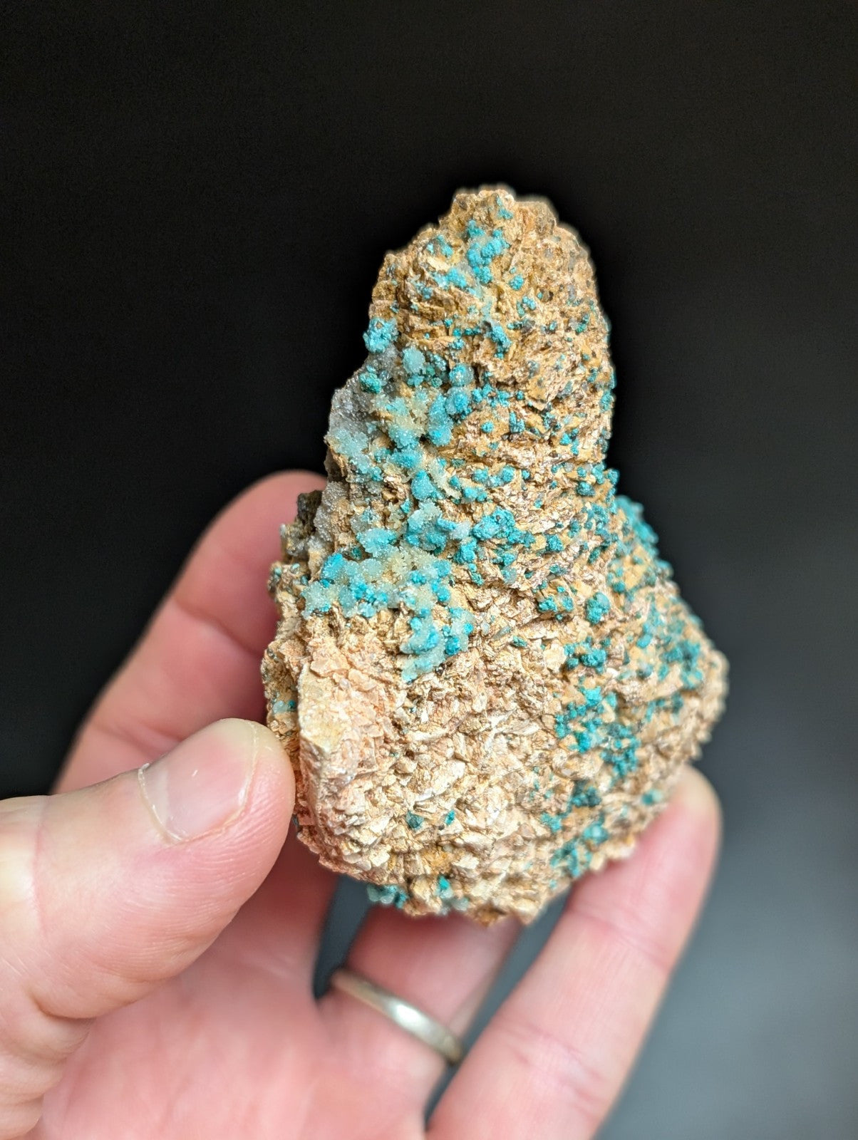 Very Rare, Aurichalcite and Selenite, Red Cloud Mine, Rush, Marion Co.  Arkansas