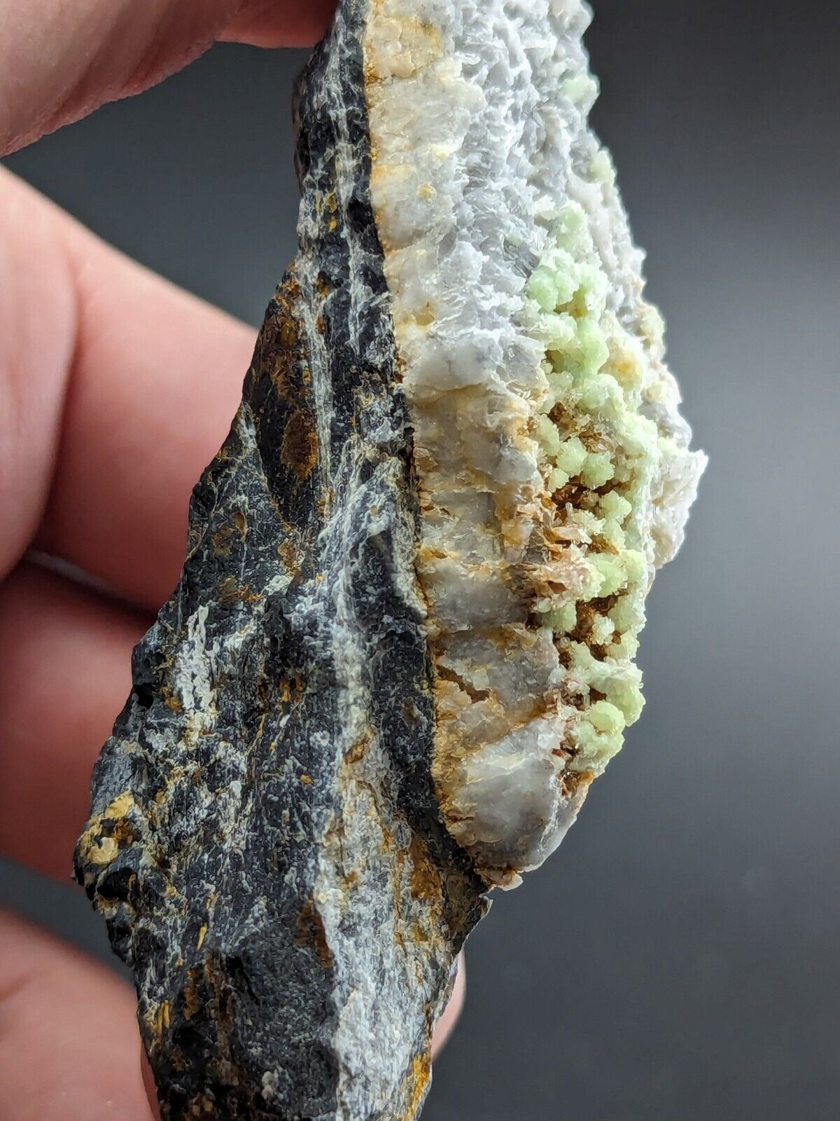 FluorWavellite - Rare! Intermixed With SiO2- Mauldin Mountain, Arkansas, ooak