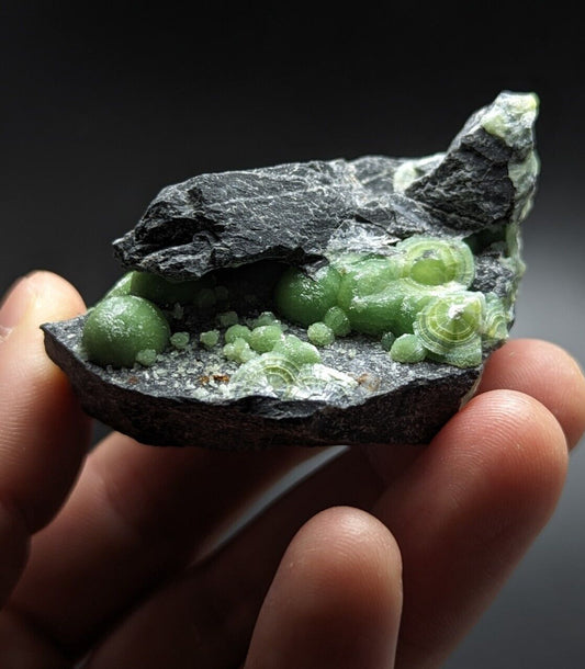 Vibrant Green Wavellite - Fantastic Old Stock - Mauldin Mountain, Arkansas, ooak