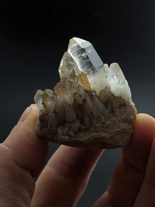 Old Stock Quartz Crystal Cluster - Saline County, Arkansas, ooak