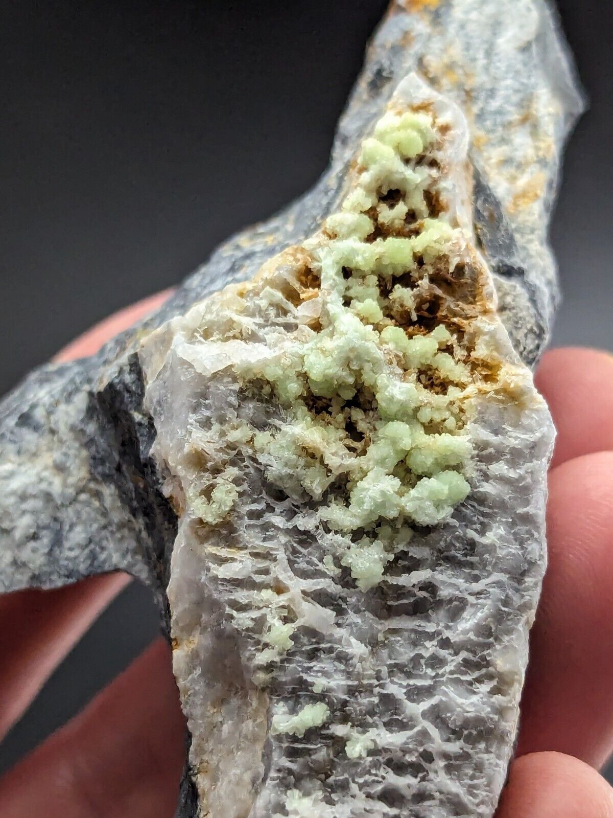 FluorWavellite - Rare! Intermixed With SiO2- Mauldin Mountain, Arkansas, ooak