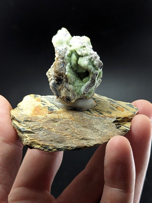 Amazing Wavellite - Fantastic Old Stock - Mauldin Mountain, Arkansas, with Stand