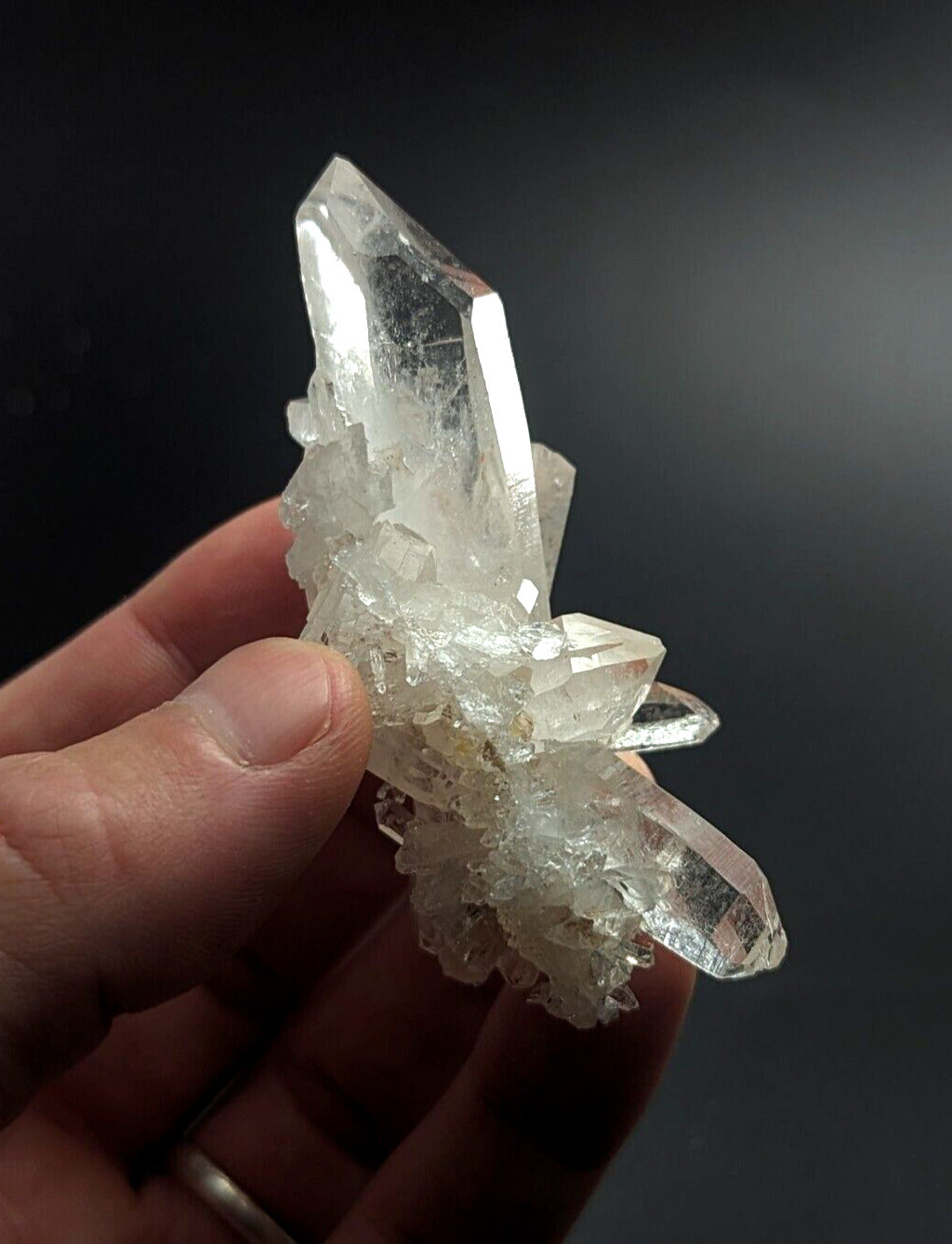 Beautiful Quartz Crystal Cluster, Old Stock, Garland County, Arkansas, ooak