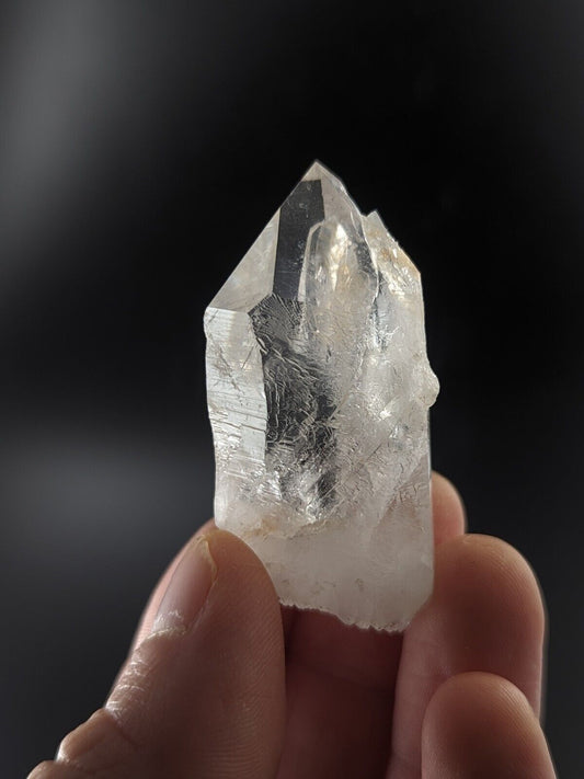 Unique Etched Quartz Crystal Point, Amazing Old Stock, Garland County, Arkansas