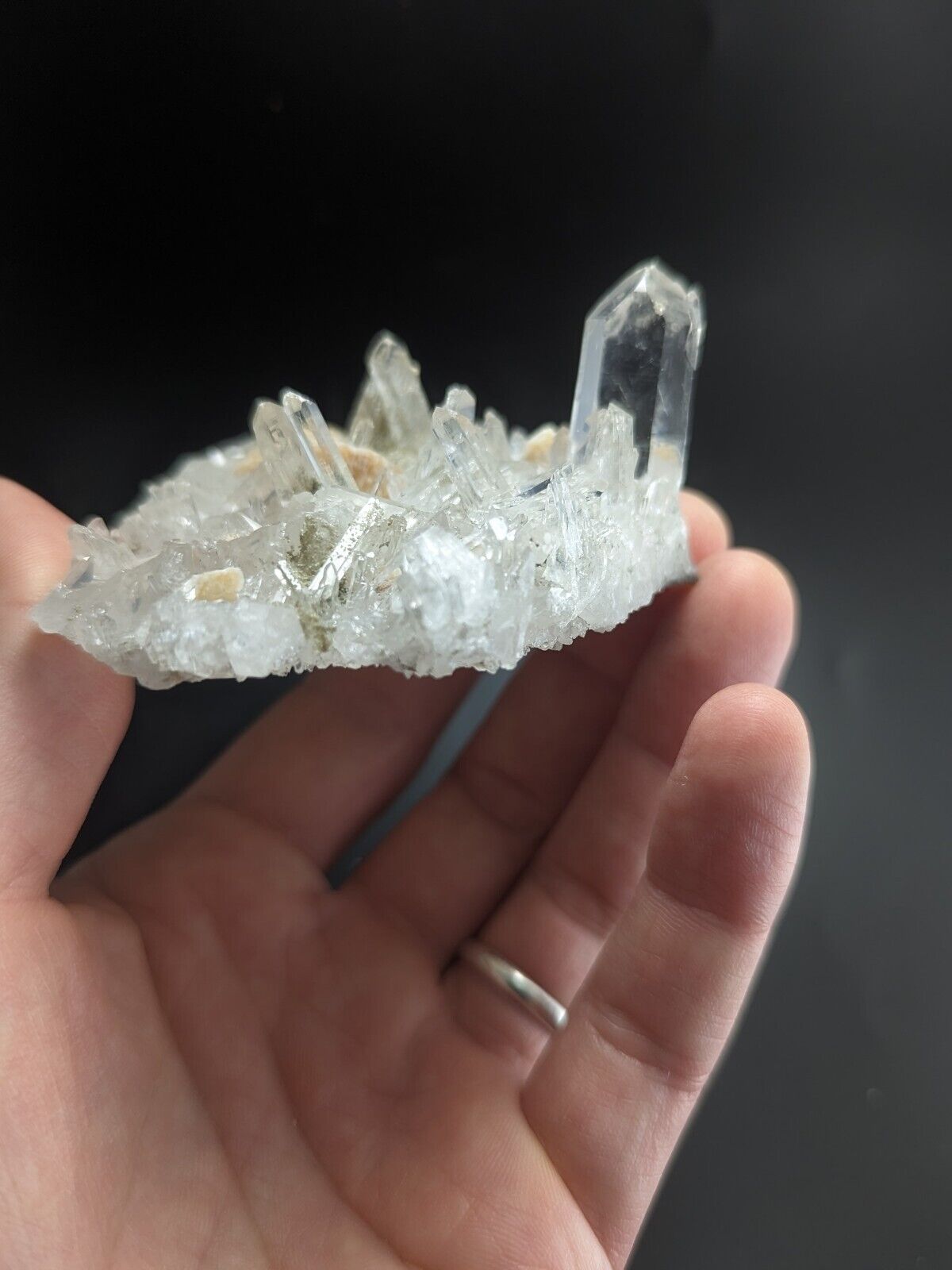 Jeffrey Quarry Quartz Crystal w/ Cookeite and Ankerite,  Ultra Rare, Arkansas