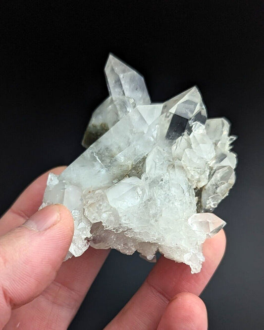 Fantastic Green Chlorite Quartz Crystal, North of Willis Mine, Paron, Arkansas