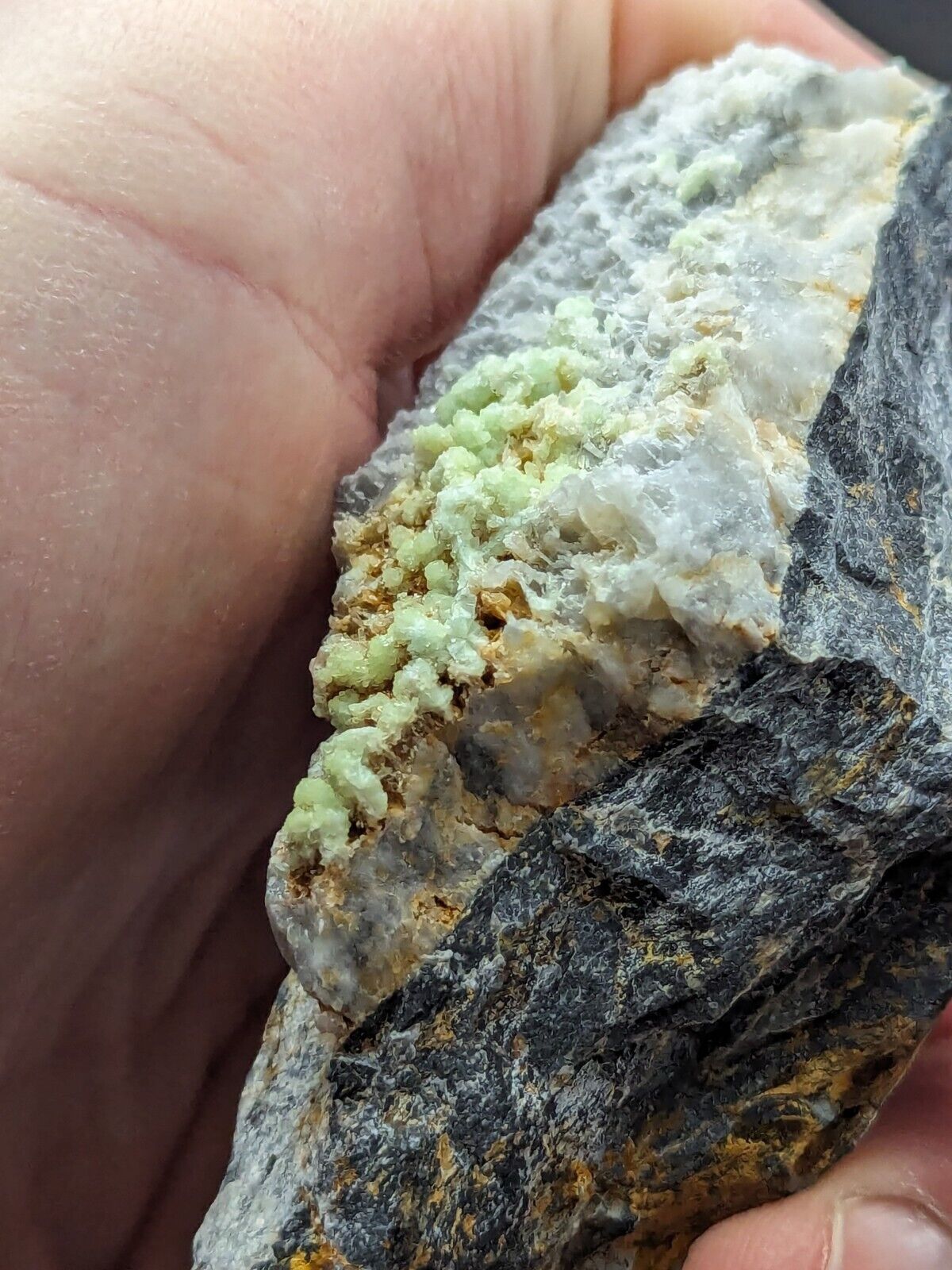 FluorWavellite - Rare! Intermixed With SiO2- Mauldin Mountain, Arkansas, ooak