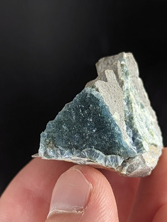 Wavellite - Old Stock - Delinde / Schmitt mine - Garland County, Arkansas