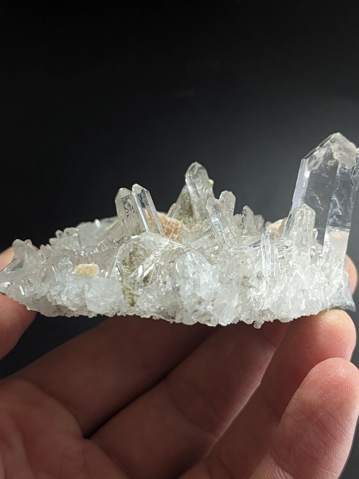 Jeffrey Quarry Quartz Crystal w/ Cookeite and Ankerite,  Ultra Rare, Arkansas