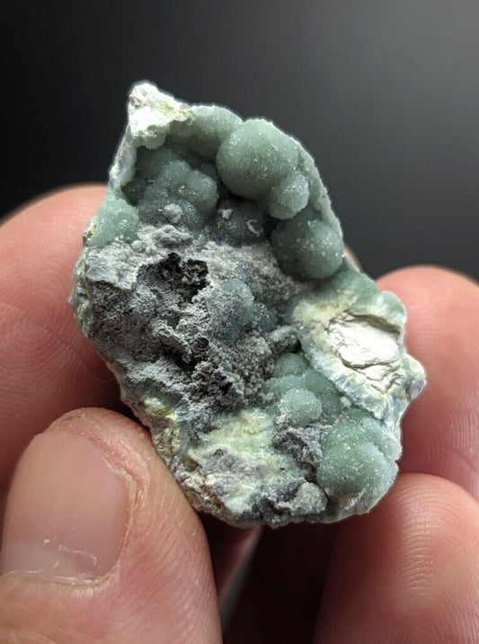 Wavellite w/ SiO2 Pseudomorphs- Fantastic Old Stock - Mauldin Mountain, Arkansas