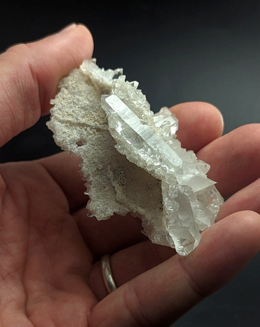 Beautiful Quartz Crystal Cluster, Old Stock, Garland County, Arkansas, ooak