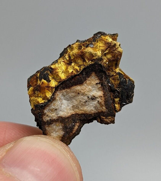 Cacoxenite on Novaculite Matrix, Rare old stock, 1970s, Polk County, Arkansas