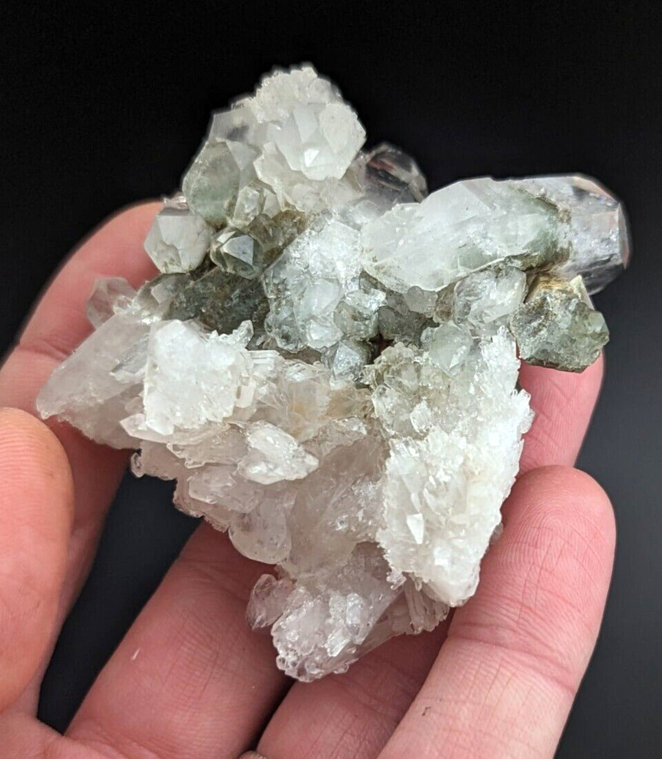 Fantastic Green Chlorite Quartz Crystal, North of Willis Mine, Paron, Arkansas