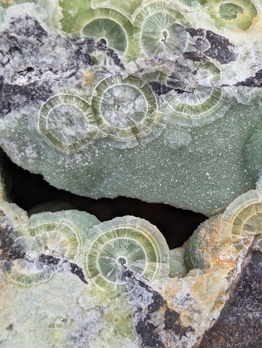 Green Wavellite - Fantastic 1990s Old Stock - Mauldin Mountain, Arkansas