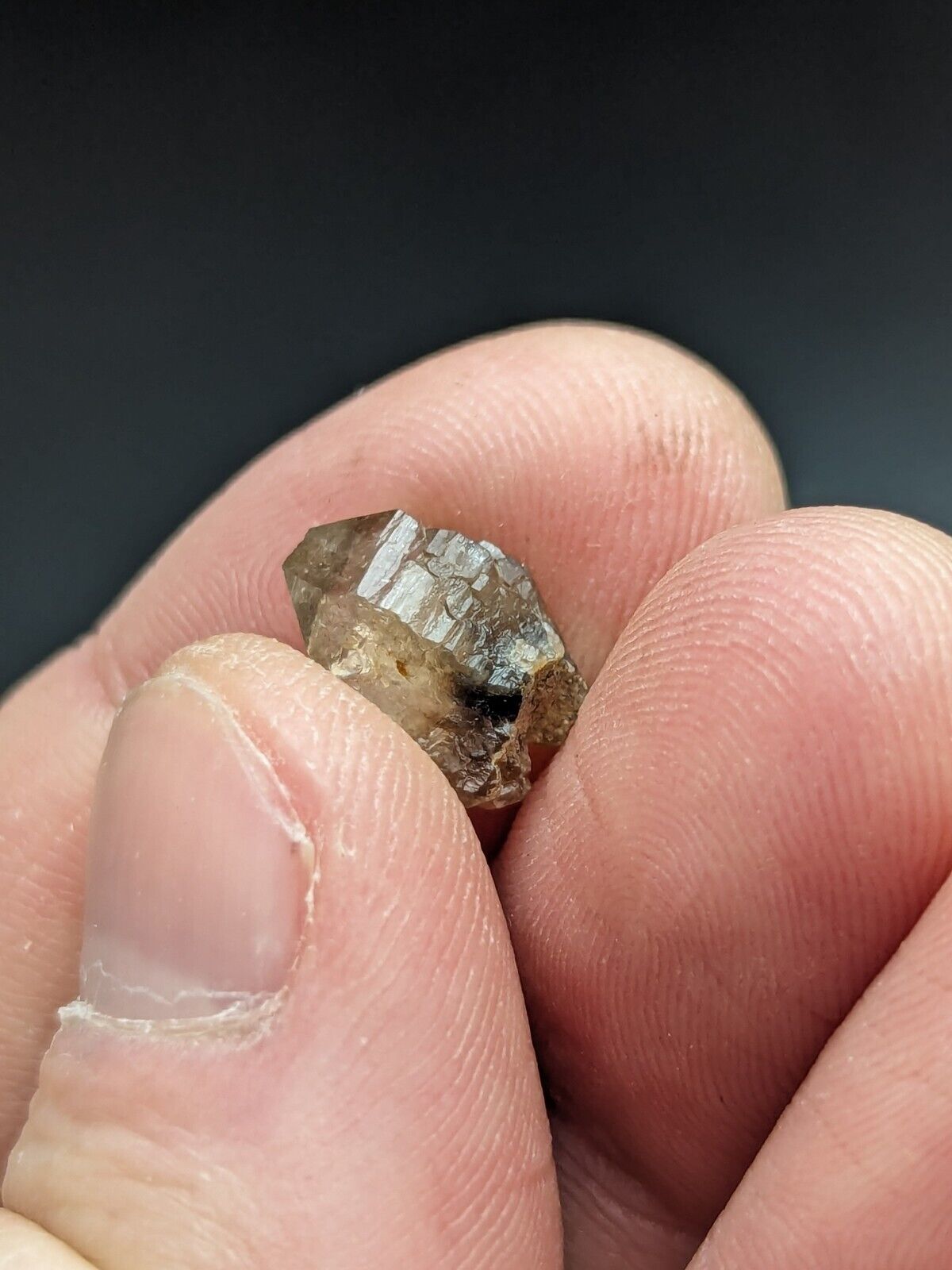 Very Rare Natural Smoky Quartz w/ Fluorescent inclusions, Rogers, Arkansas, USA