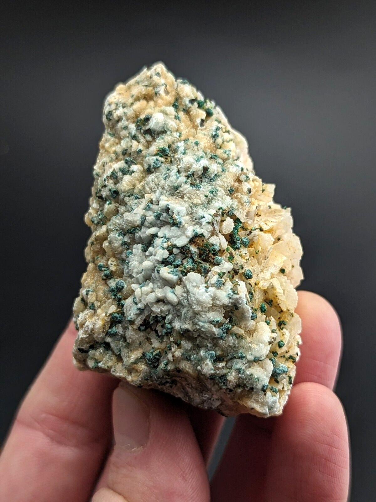 Very Rare, Aurichalcite and Selenite, Red Cloud Mine, Rush, Marion Co.  Arkansas