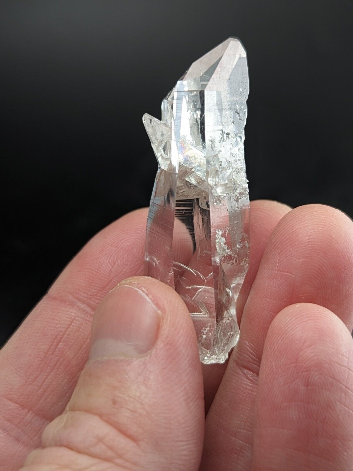 Very Unique A+ Quartz Crystal Point, Old Stock, Garland County, Arkansas, ooak