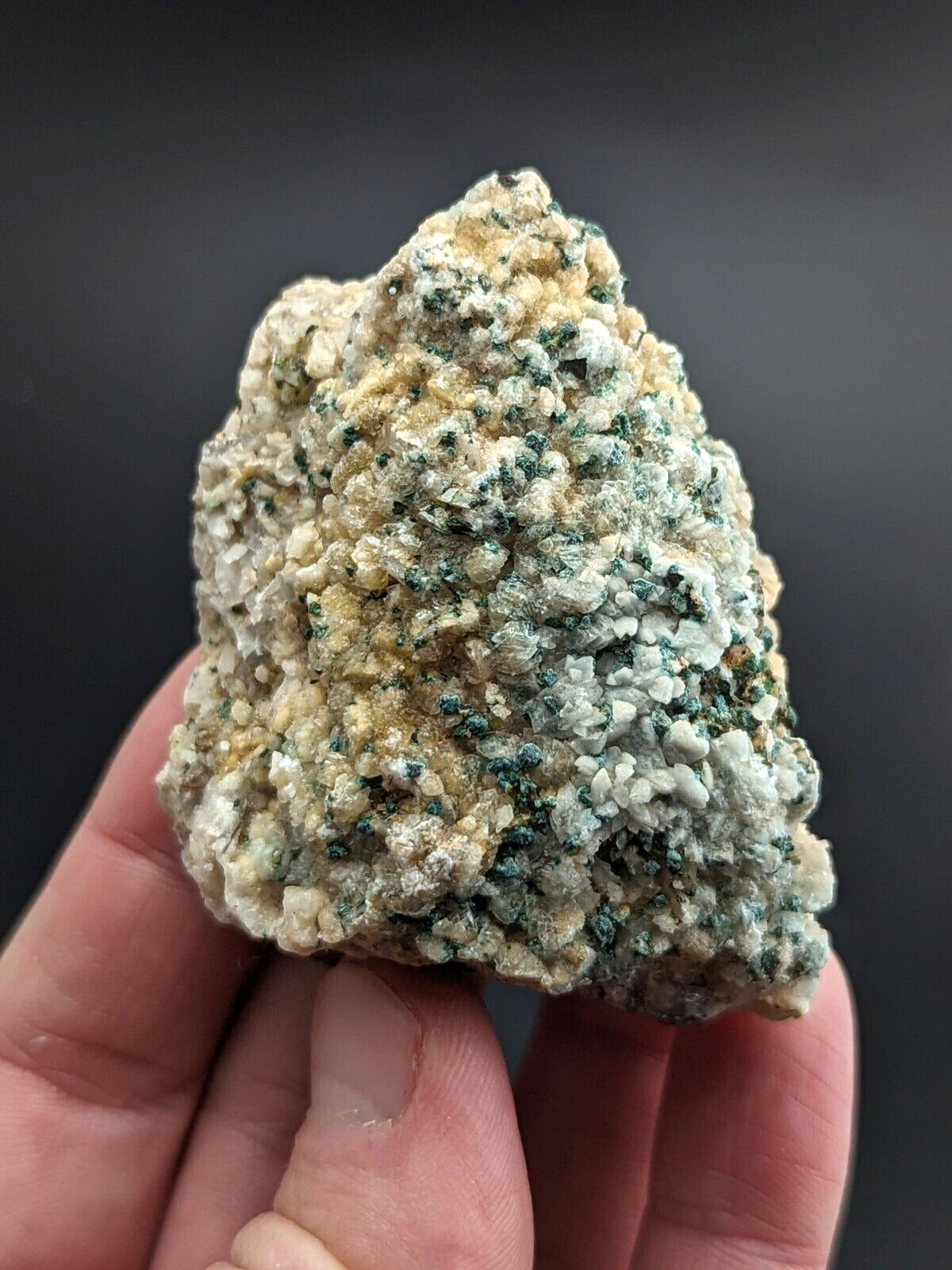 Very Rare, Aurichalcite and Selenite, Red Cloud Mine, Rush, Marion Co.  Arkansas