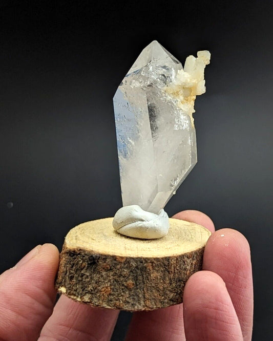 Adularia + Quartz Crystal Cluster from Garland County, Arkansas, Hamilton Hill